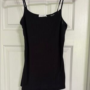 Equipment Black Spaghetti Strap Top